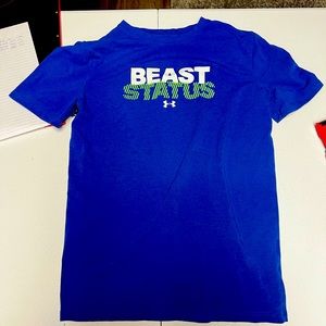 Blue under armour t-shirt